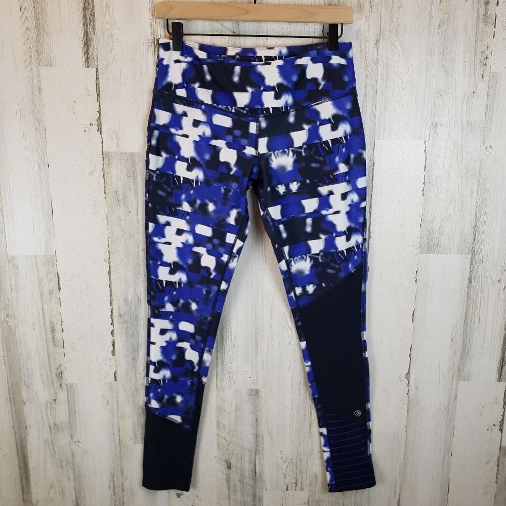 MPG Abstract Colorblock Leggings Sz M